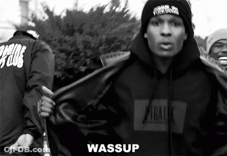 Asap Rocky Wassup GIF