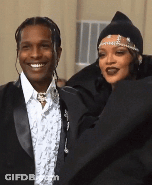 Asap Rocky With Rihanna GIF