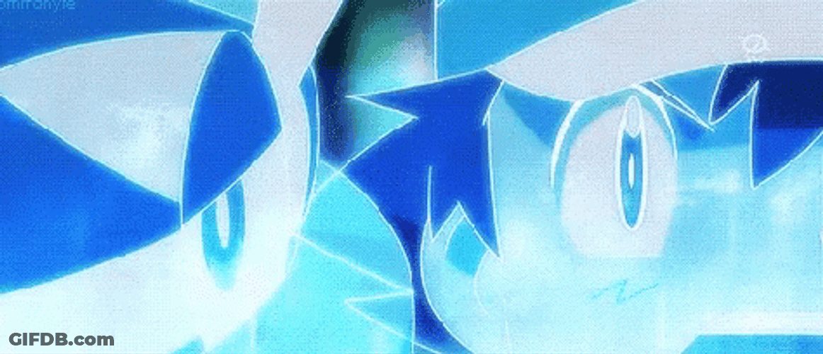 Ash And Greninja Powers GIF