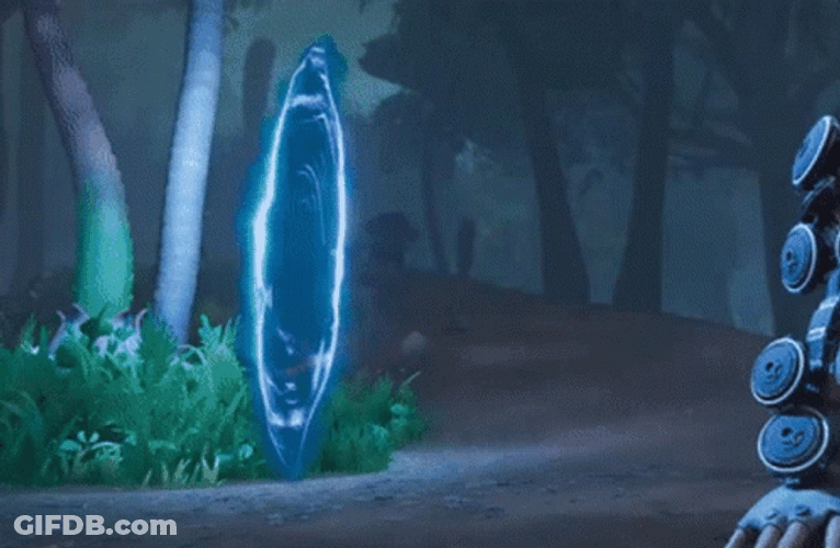 Ash Apex Showing Up From Portal GIF