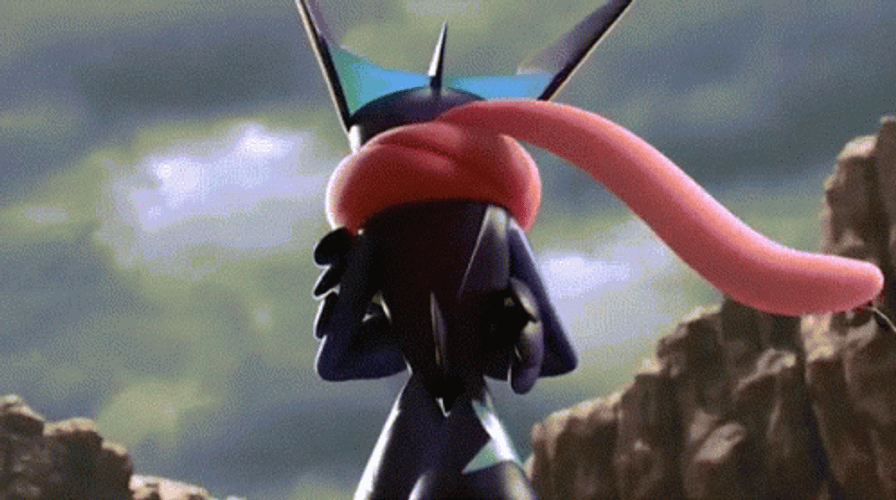 Ash Greninja Make A Splash GIF