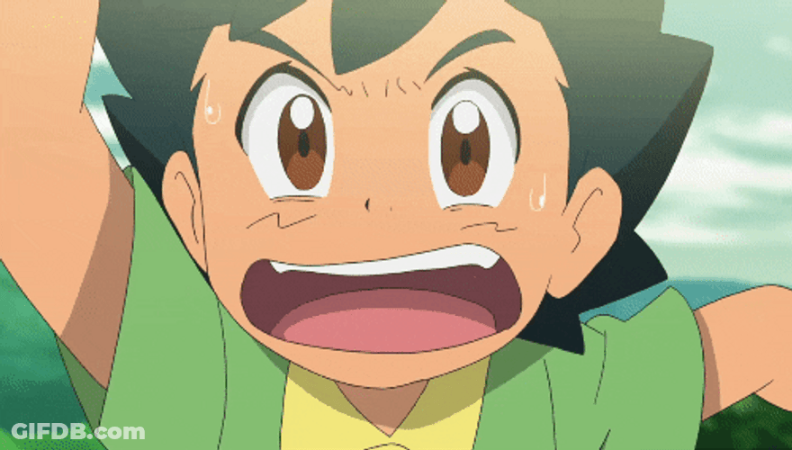 Ash Ketchum Running Late GIF