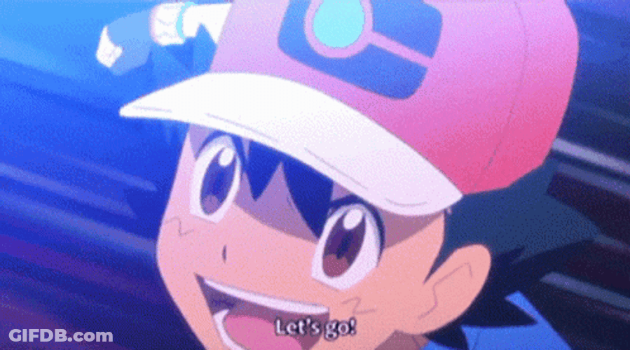 Ash Lead Lucario To Spirit Bomb Attack GIF