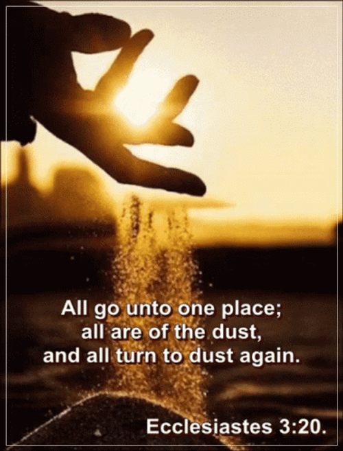 Ash Wednesday Ecclesiastes Bible Verse GIF