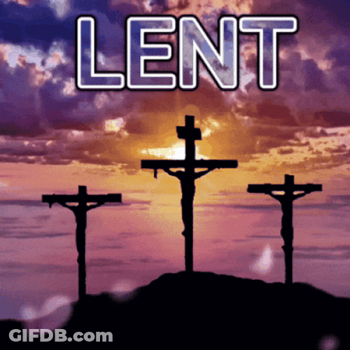 Ash Wednesday Three Cross GIF