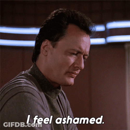 Ashamed Head Down Shamefaced GIF
