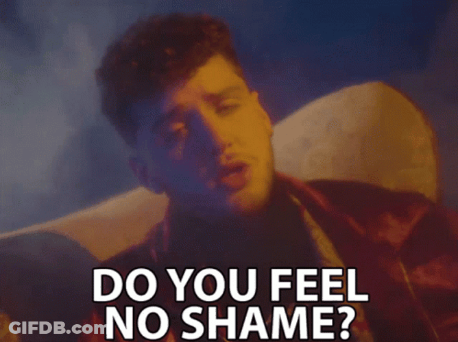 Ashamed Sad Singer And His Red Robe GIF