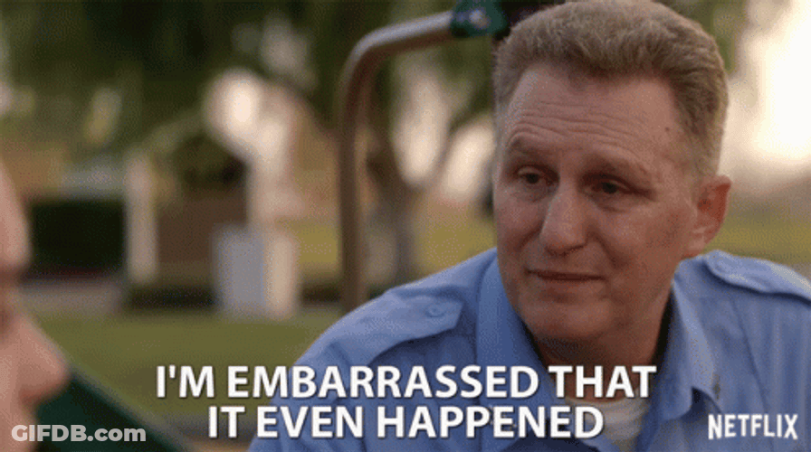Ashamed The Old Man Is Embarrassed GIF