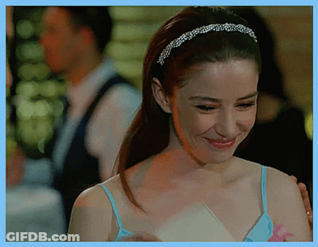 Ashamed White Chick Is Shy GIF
