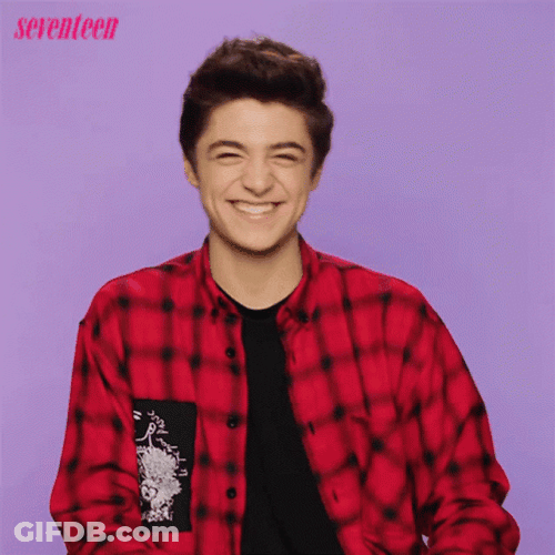 Asher Angel Sensible Chuckle GIF