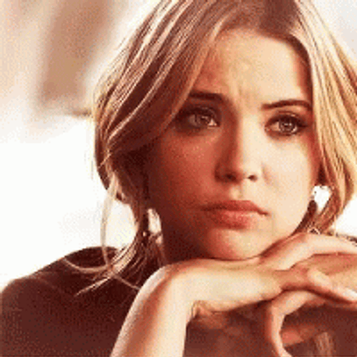 Ashley Benson Confused Squint GIF