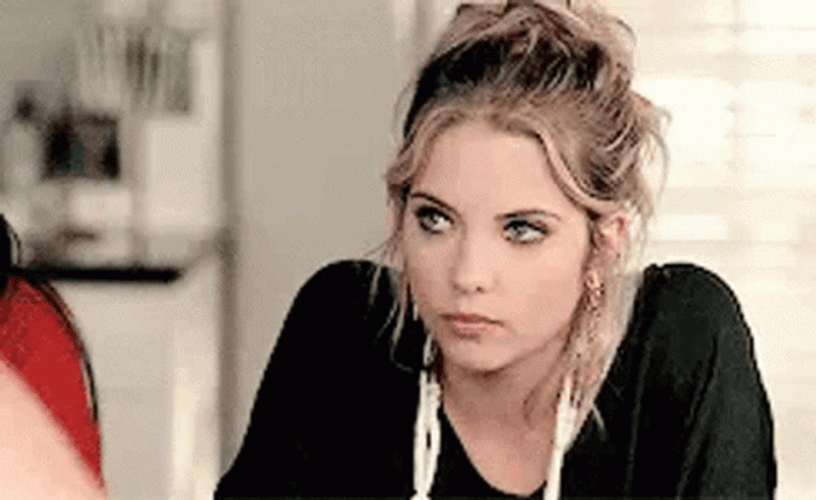 Ashley Benson Evil Stare GIF