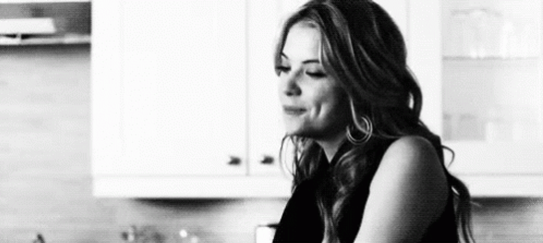 Ashley Benson Flirty Smile Dimple GIF