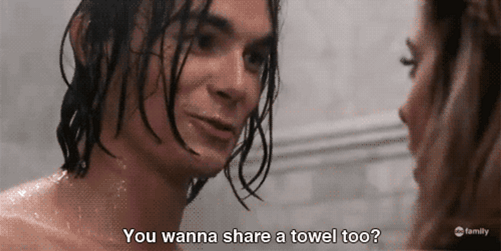 Ashley Benson Shower Tyler Blackburn GIF