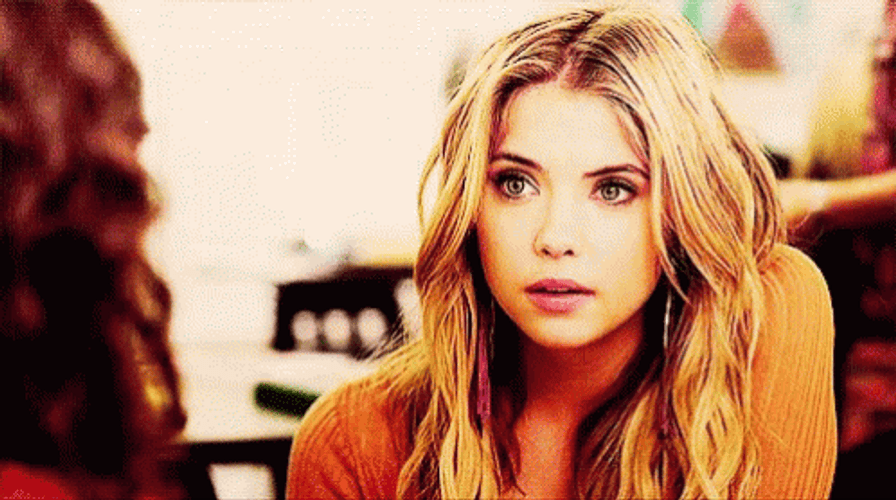 Ashley Benson Stare Lip Bite GIF