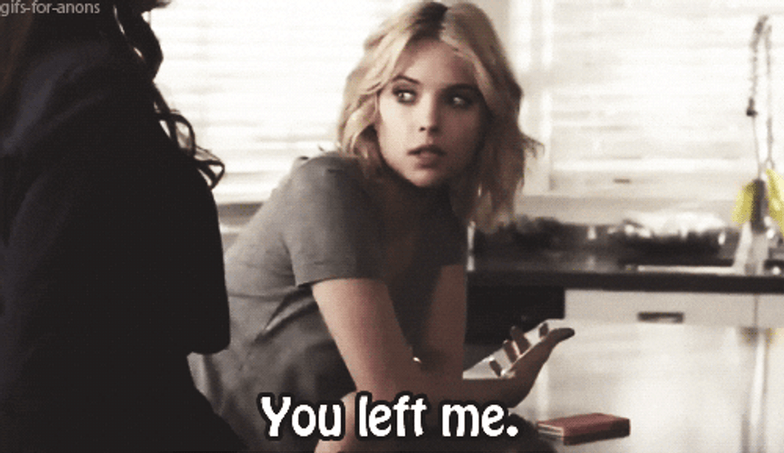 Ashley Benson You Left Me GIF