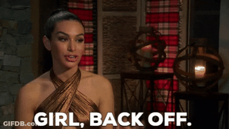 Ashley Iaconetti Girl Back Off GIF
