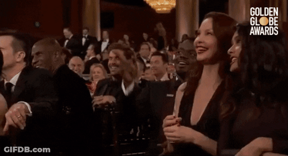 Ashley Judd Golden Globes Awards GIF