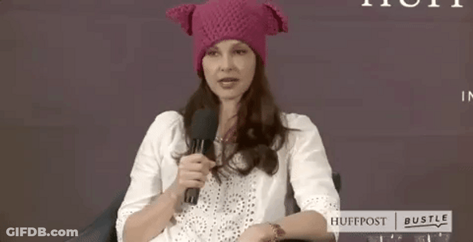 Ashley Judd Speaking GIF