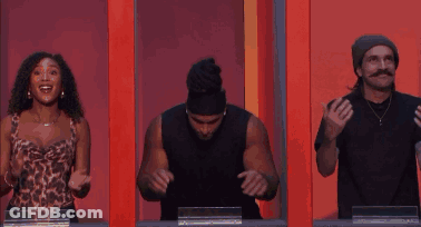 Ashley Keano And Vinci Sitting In A Row GIF
