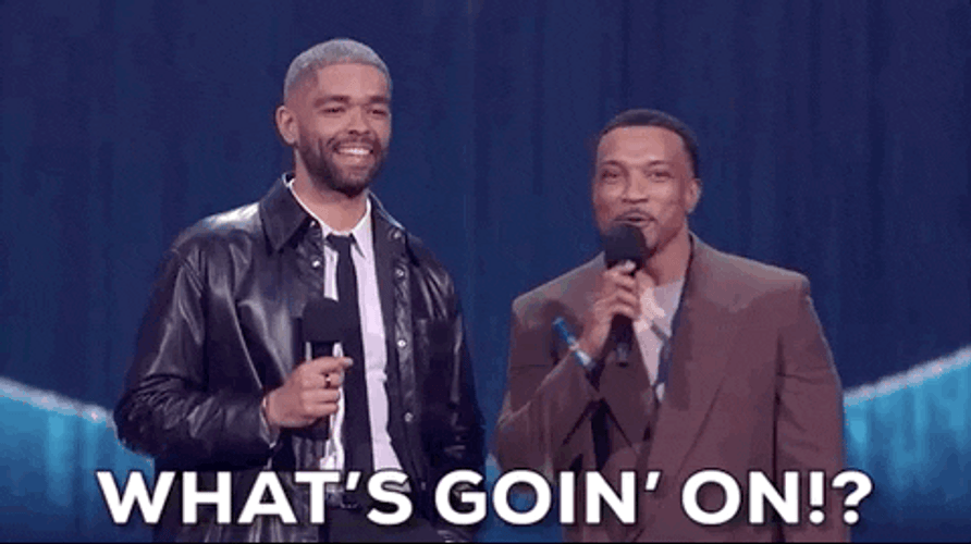 Ashley Walters On Stage Whats Going On GIF