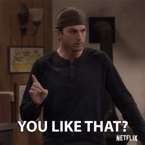Ashton Kutcher Unbelievably Asks You Like That? GIF