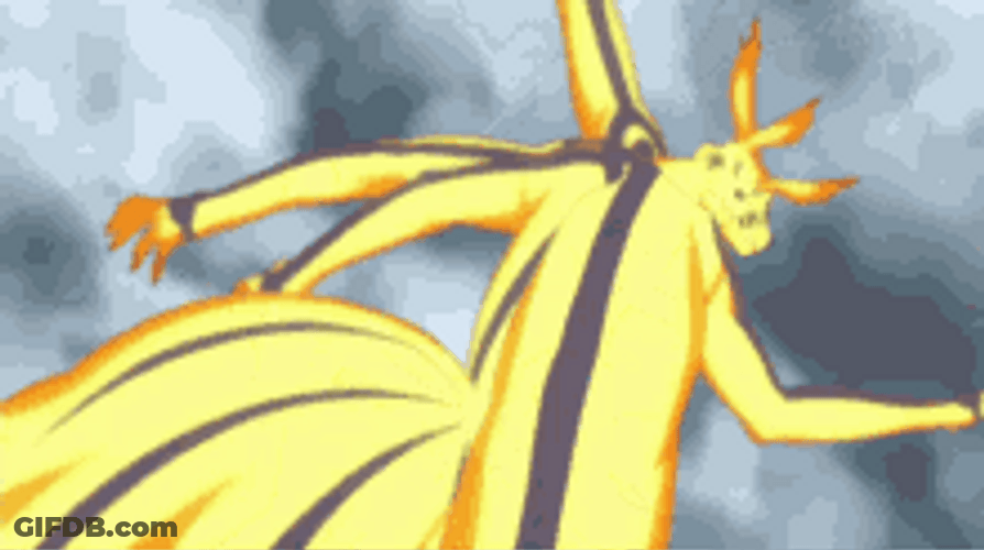 Ashura Kurama Mode Six Paths GIF