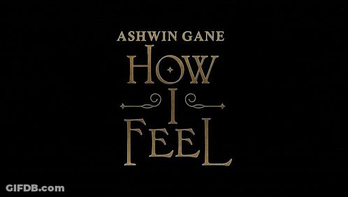 Ashwin Gane How I Feel Poster With Birds Flying GIF