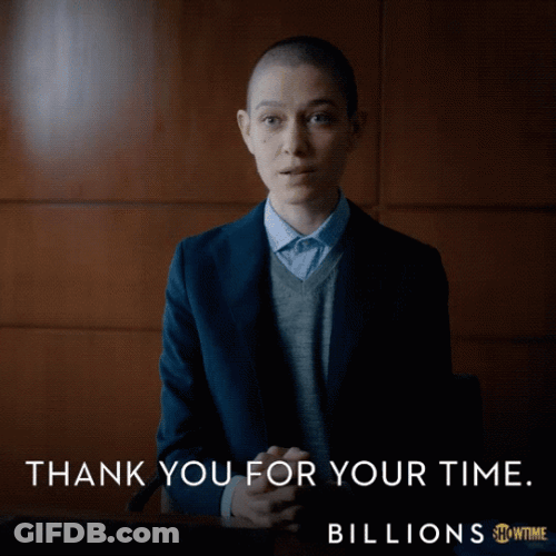 Asia Kate Dillon Thank You For Your Time GIF