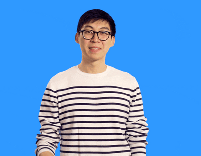 Asian Guy Heart GIF