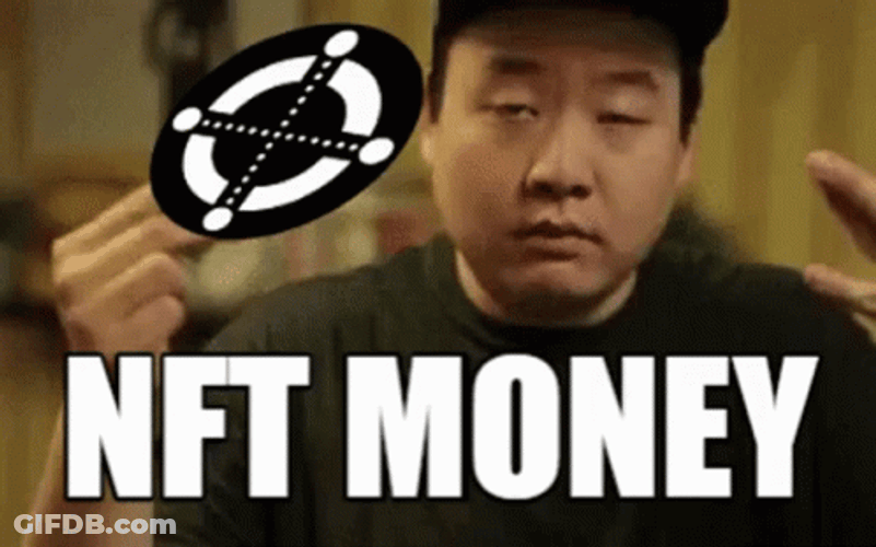 Asian Guy Tossing NFT Big Money GIF
