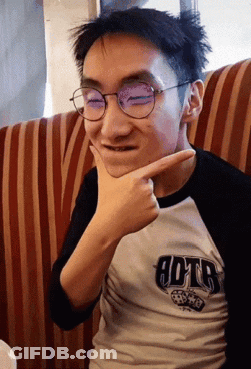 Asian Man Doing Sheesh GIF