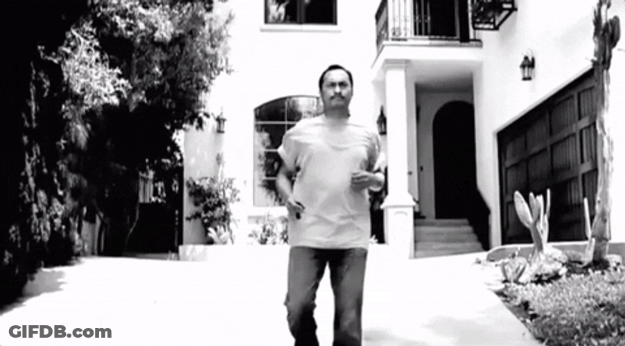 Asian Stereotype Walk Closely GIF