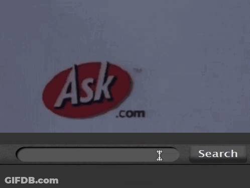 Ask.com Search Bar Screenshot GIF