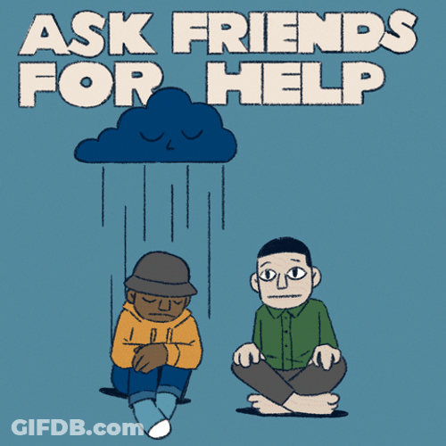 Ask For Help From A Besties GIF