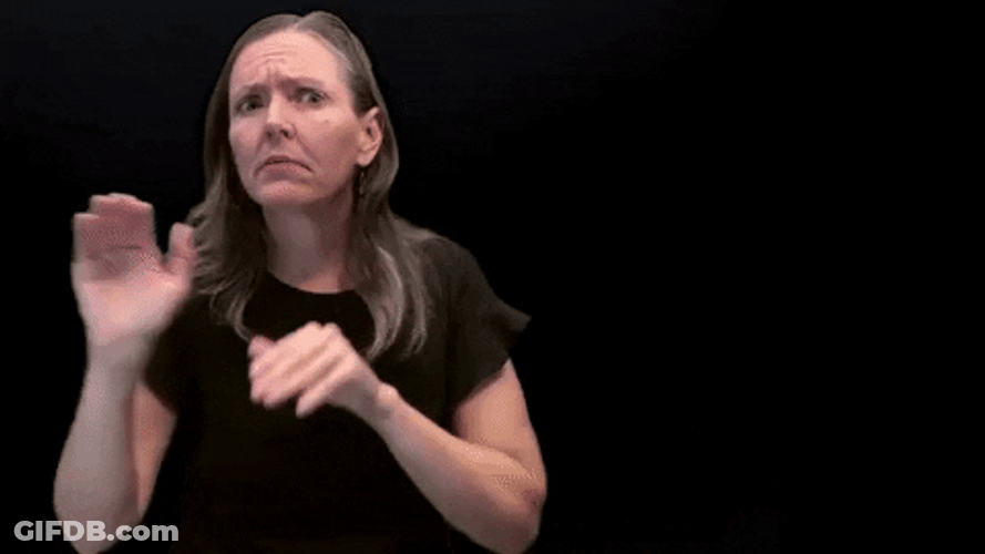 Asl Wondering Facial Expression GIF