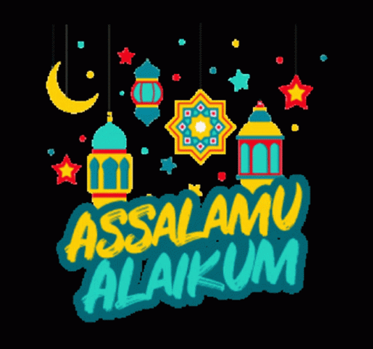 Assalamu Alaikum Greeting Text Jumma Mubarak GIF