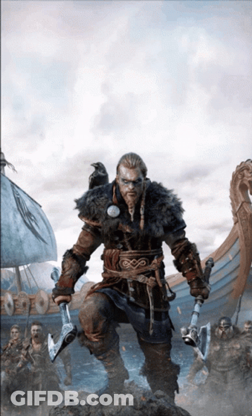 Assassin's Creed Valhalla Fan Art GIF