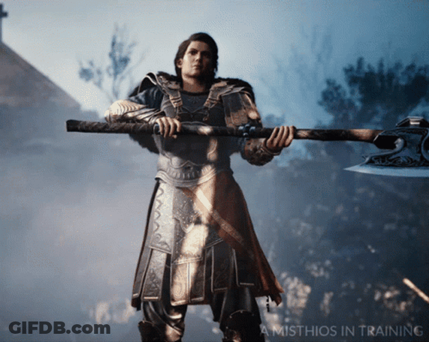 Assassin's Creed Valhalla Kassandra GIF