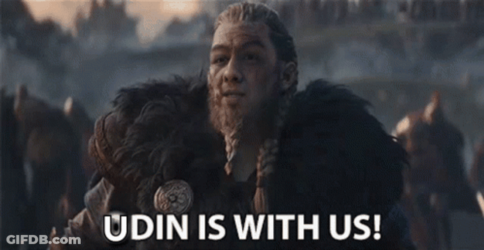 Assassin's Creed Valhalla Viking Odin GIF