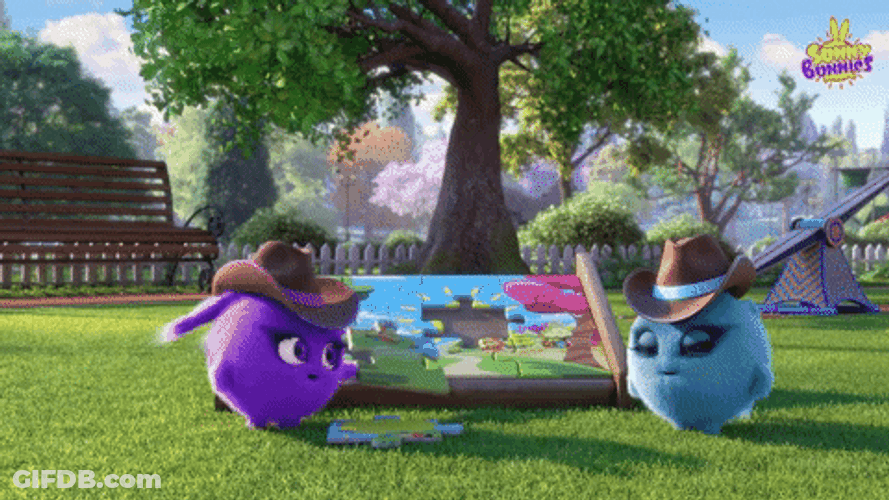 Assemble Sunny Bunnies GIF
