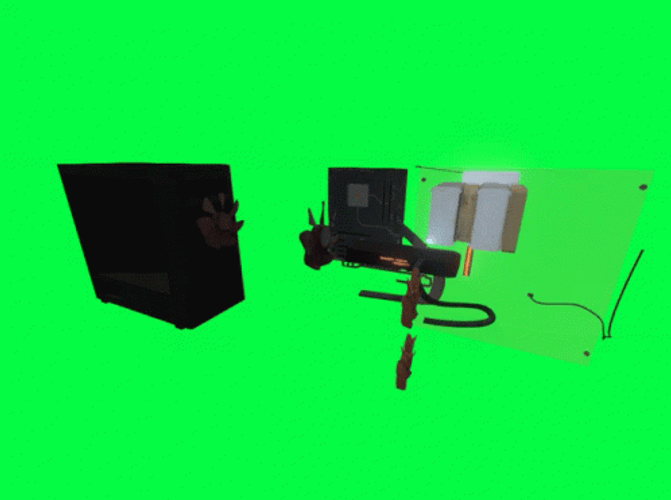 Assembled Electronics CPU GIF