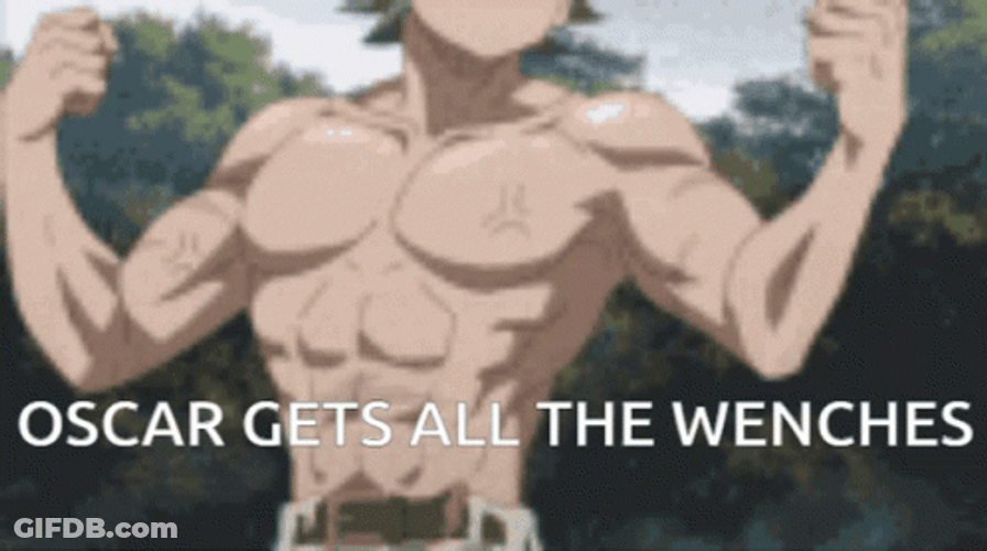 Asta Staria Flexing Muscles GIF