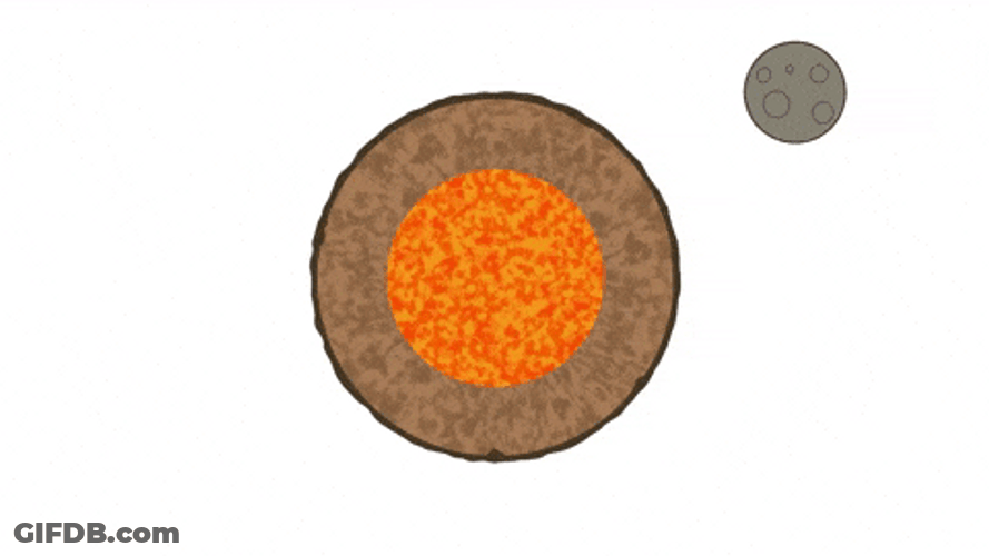 Asteroid Animated Burst GIF