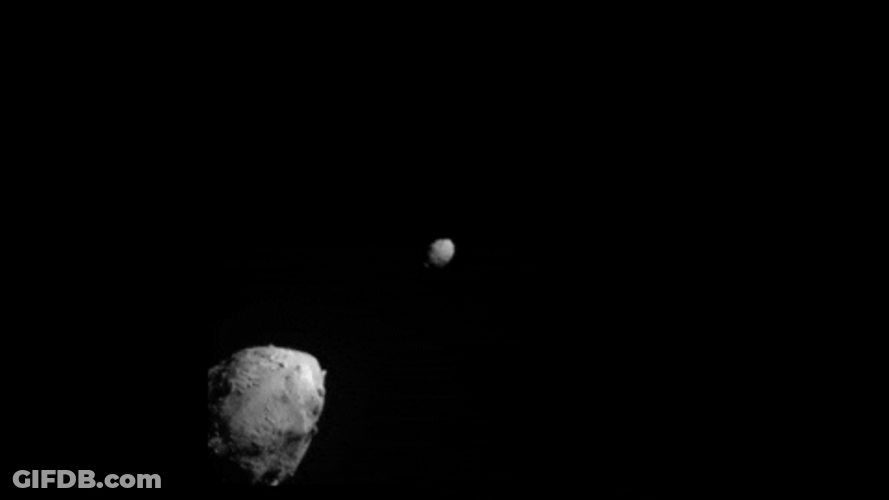 Asteroid Dimorphos Close Up GIF