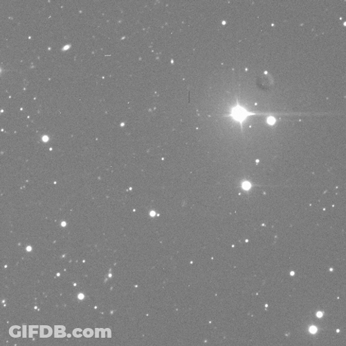 Asteroid Starry Sky GIF