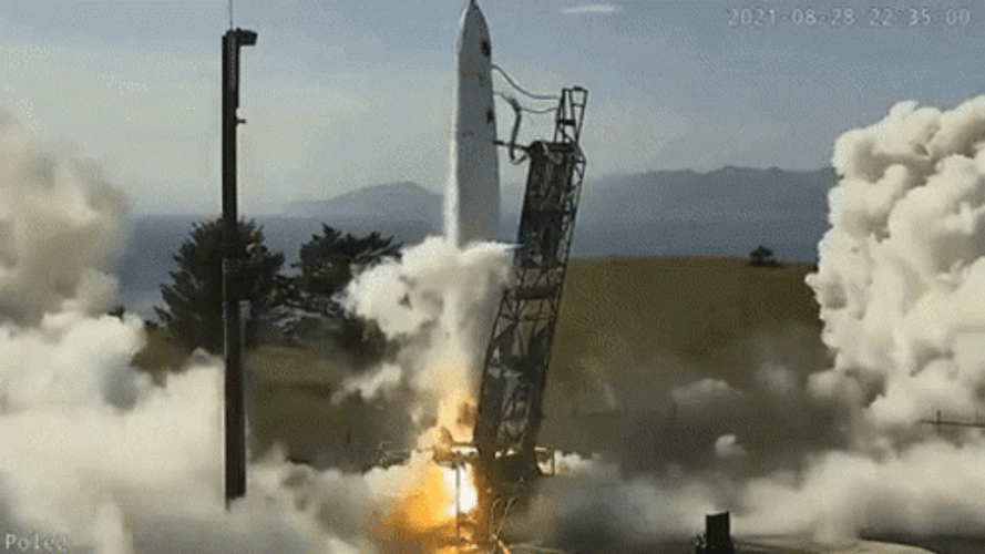 Astra Rocket Failed Launch GIF
