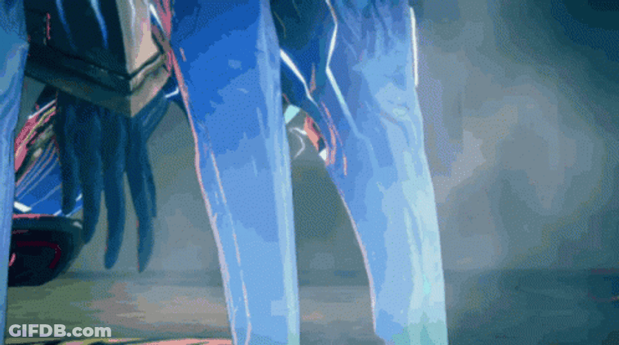 Astral Chain Blasting Chimera Legion GIF