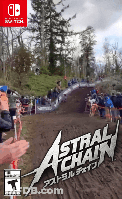 Astral Chain Epic Bike Marathon GIF