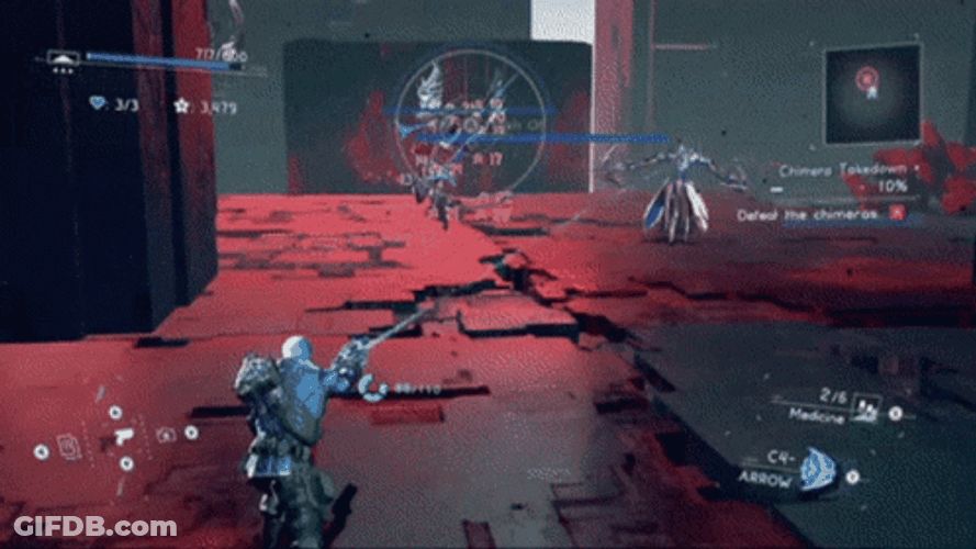 Astral Chain Fast Attack GIF